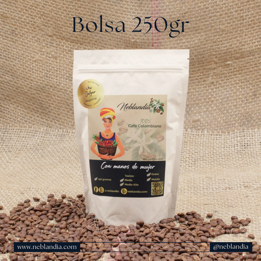 Café en bolsa de 250 gr - 1/2 Lb