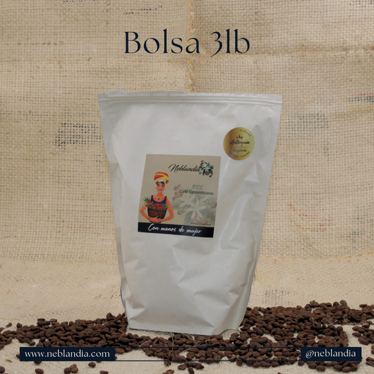 Café en bolsa de 1.500 gr - 3 Lb